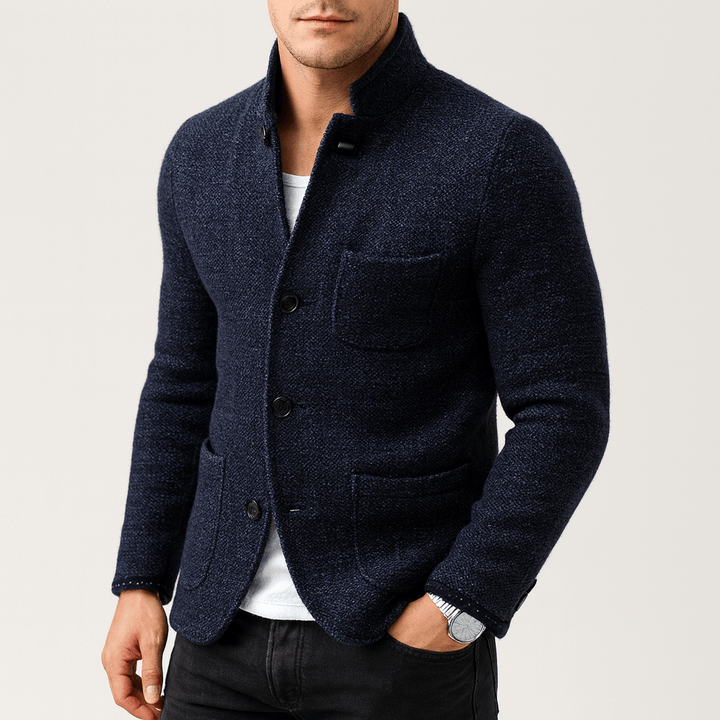 Womens Chunky Knit Cardigan with Buttons Relaxed Fit
