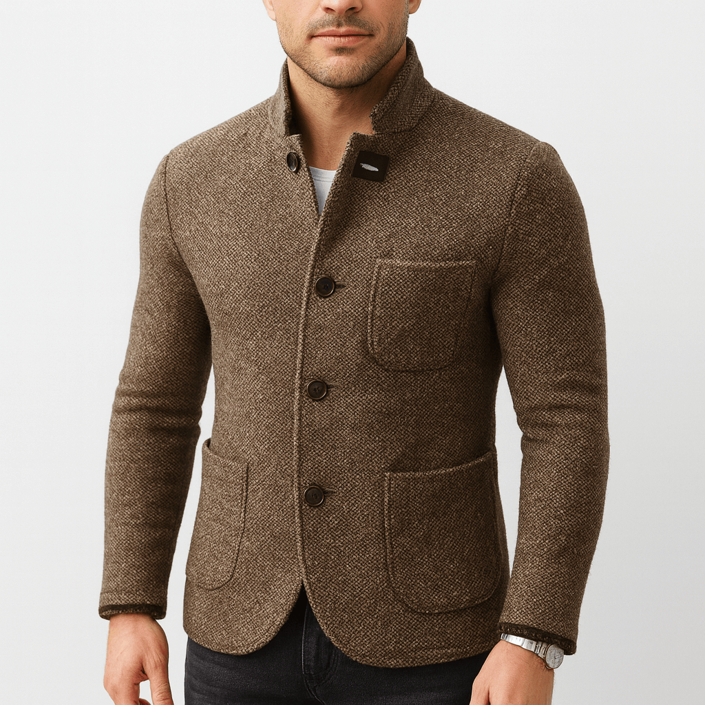 Womens Chunky Knit Cardigan with Buttons Relaxed Fit