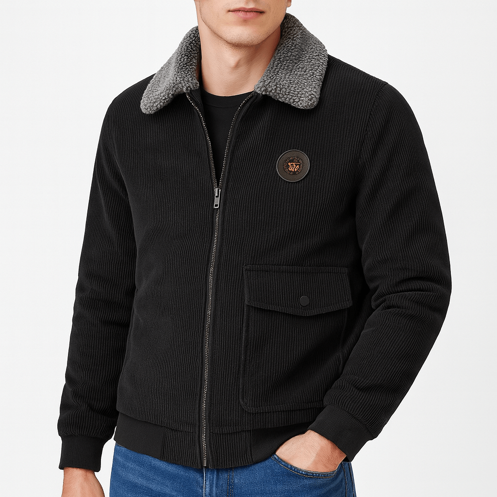 Mens Wool Corduroy Jacket Relaxed Fit