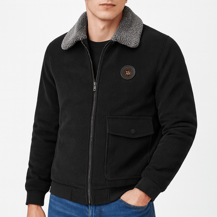 Mens Wool Corduroy Jacket Relaxed Fit