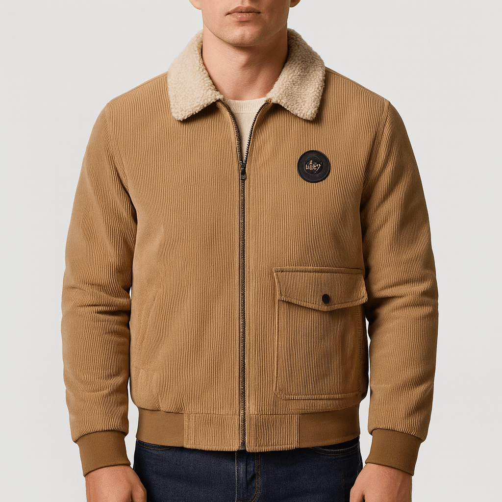 Mens Wool Corduroy Jacket Relaxed Fit