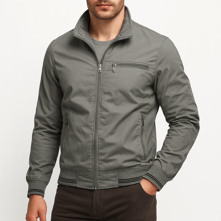 Unisex Cotton Zip Jacket Regular Fit