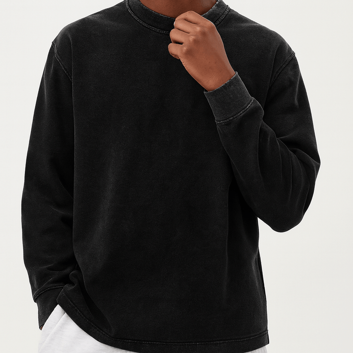 Unisex Crew Neck Knit Sweater Soft - BritishMode