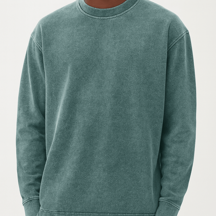 Unisex Crew Neck Knit Sweater Soft