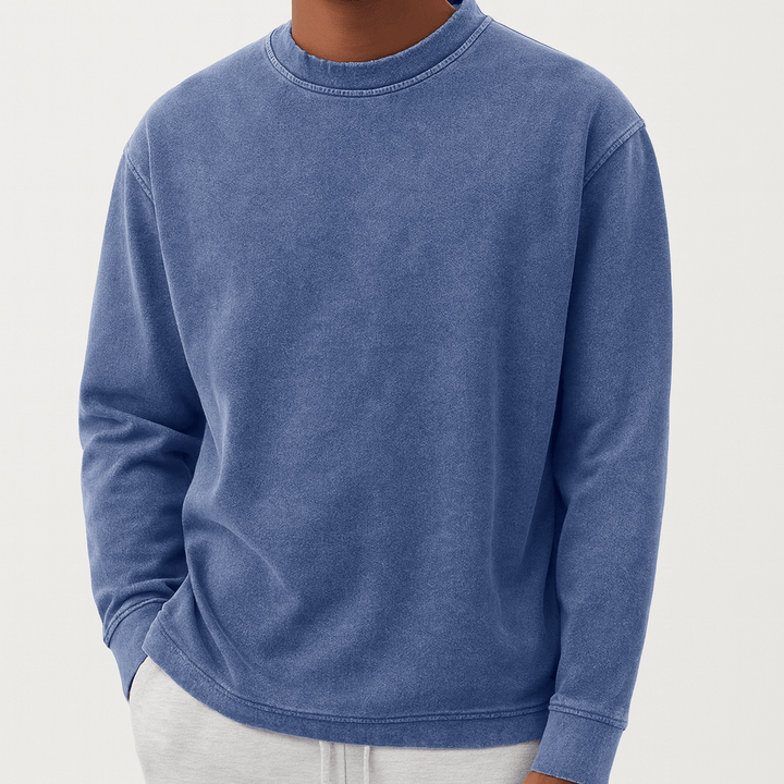 Unisex Crew Neck Knit Sweater Soft