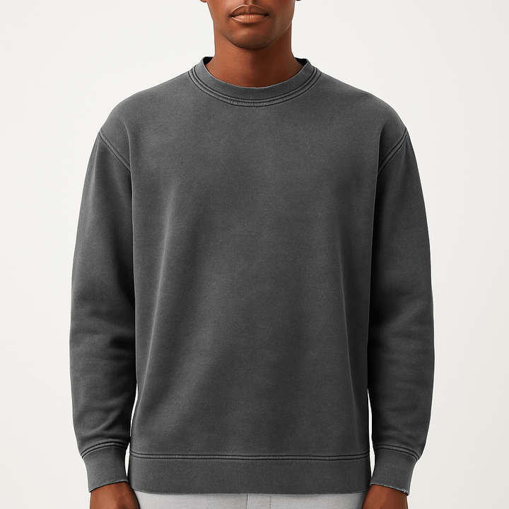 Unisex Crew Neck Knit Sweater Soft