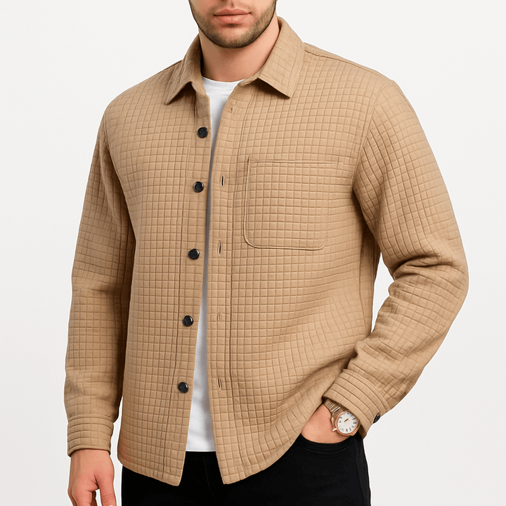 Mens Shirt Jacket Cotton Relaxed Fit