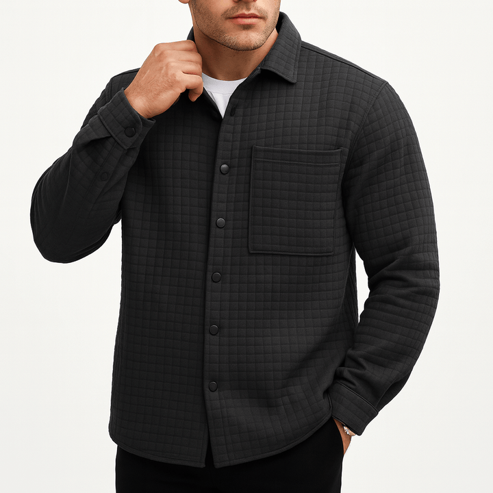 Mens Shirt Jacket Cotton Relaxed Fit