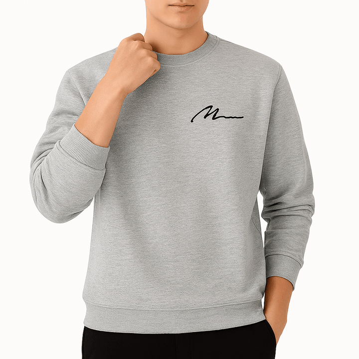 Unisex Sweatshirt Fleece-Lined Regular Fit