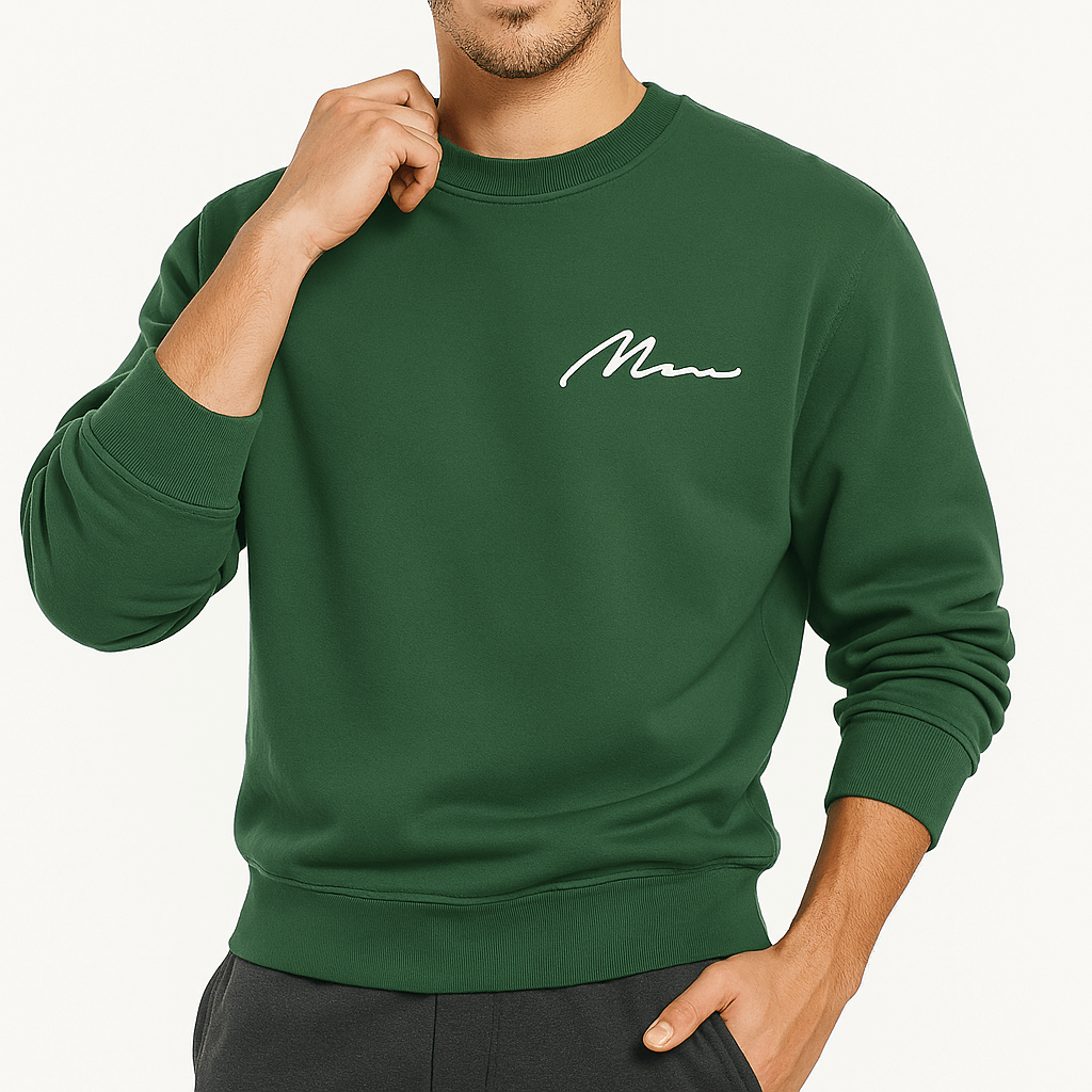 Unisex Sweatshirt Fleece-Lined Regular Fit