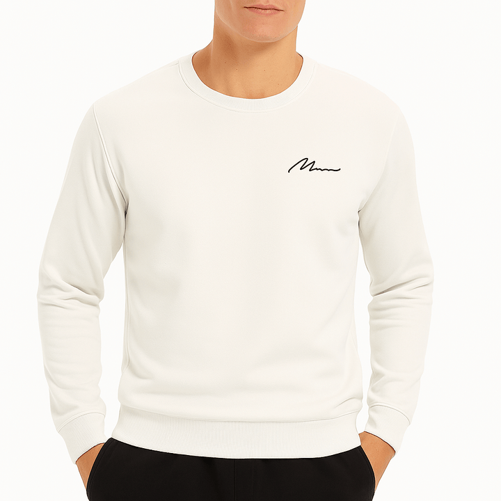 Unisex Sweatshirt Fleece-Lined Regular Fit