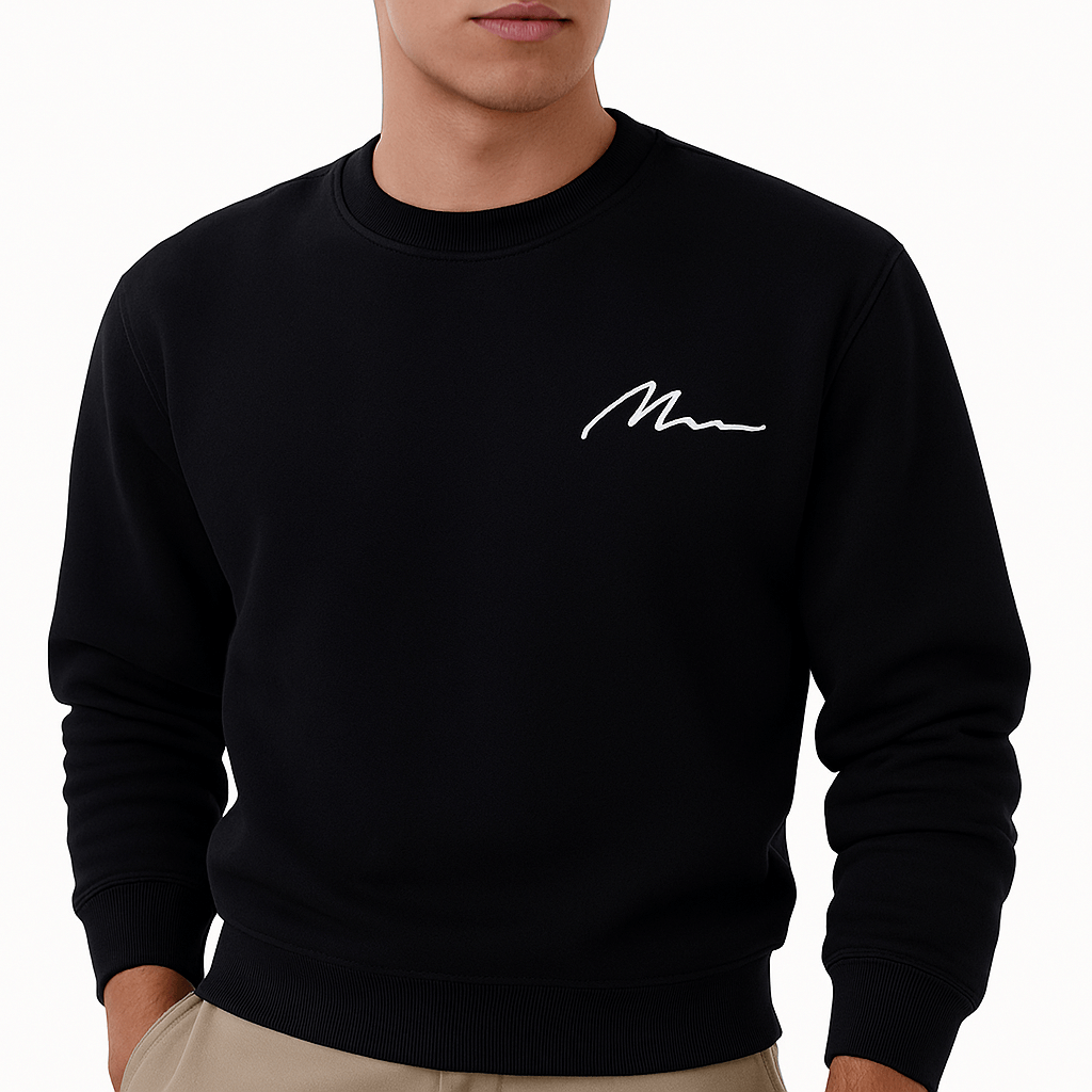 Unisex Sweatshirt Fleece-Lined Regular Fit