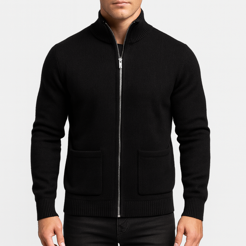 Unisex Full-Zip Cotton Cardigan Regular Fit