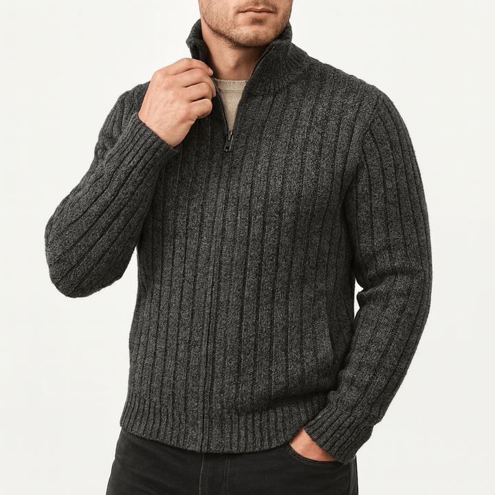 Unisex Full-Zip Fleece Cardigan Casual Fit