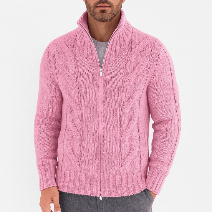 Unisex Full-Zip Knit Cardigan Regular Fit