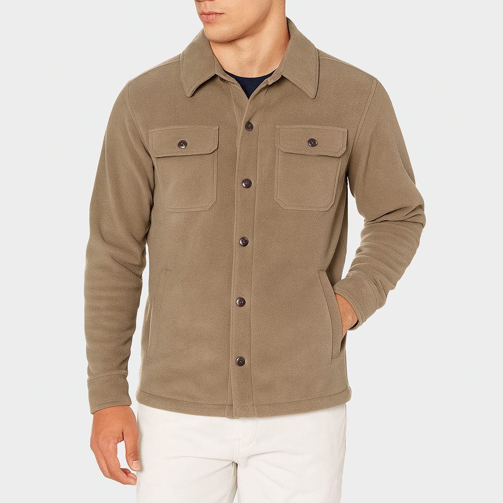 Mens Classic Jacket Durable Material Regular Fit