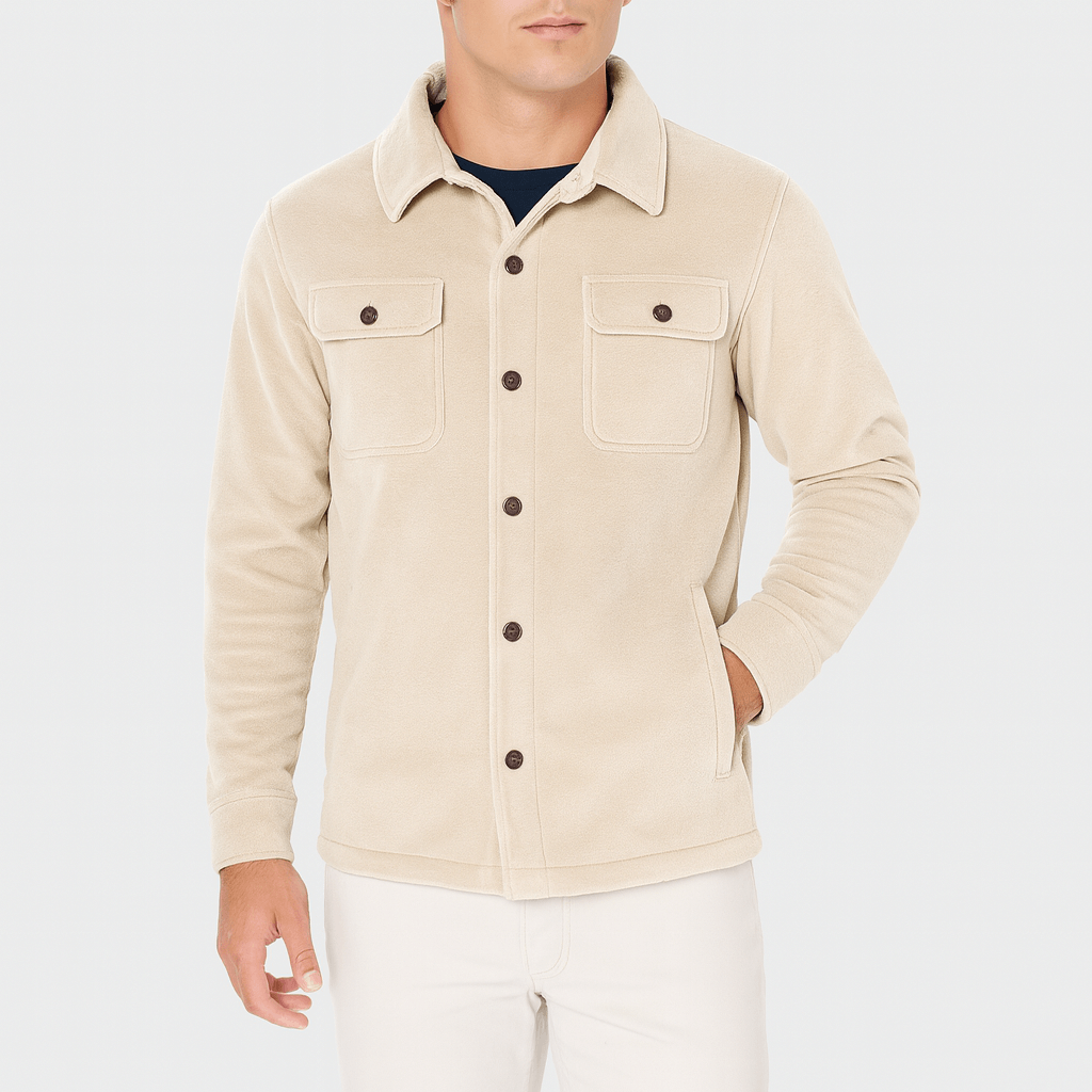 Mens Classic Jacket Durable Material Regular Fit