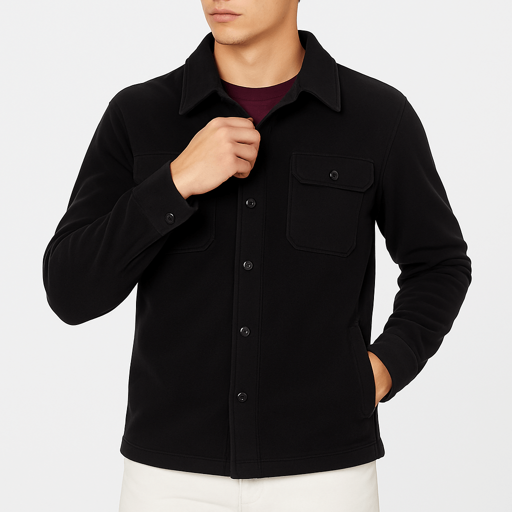 Mens Classic Jacket Durable Material Regular Fit