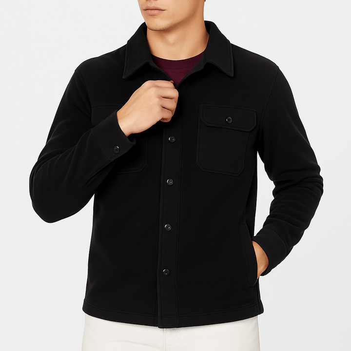 Mens Classic Jacket Durable Material Regular Fit