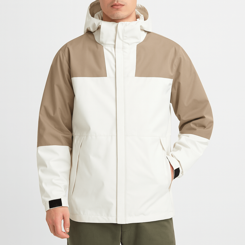 Unisex Hooded Outdoor Jacket Lightweight Waterproof