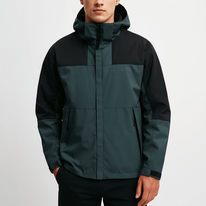 Unisex Hooded Outdoor Jacket Lightweight Waterproof