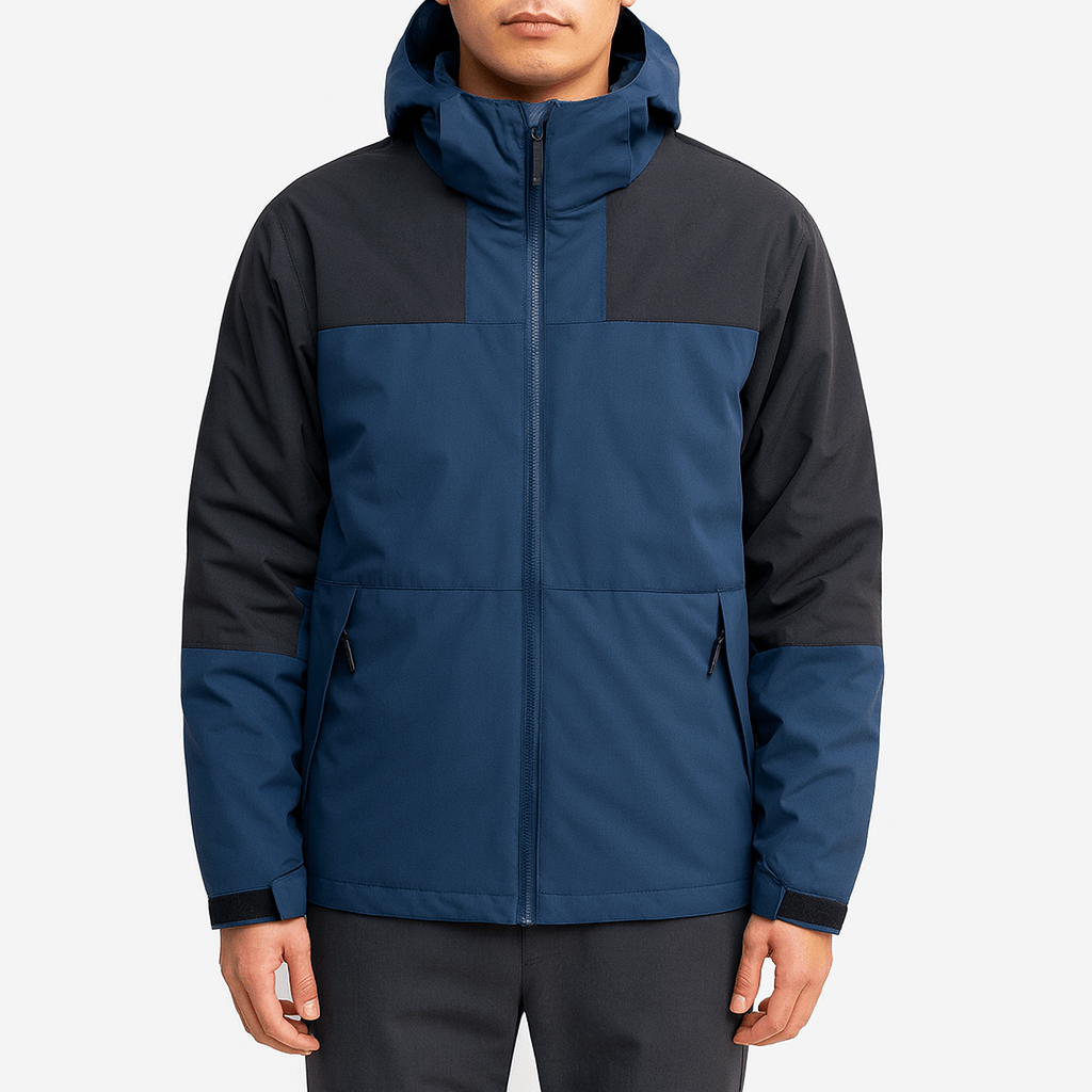 Unisex Hooded Outdoor Jacket Lightweight Waterproof