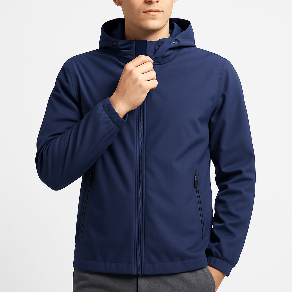 Unisex Hooded Jacket with Zip Closure