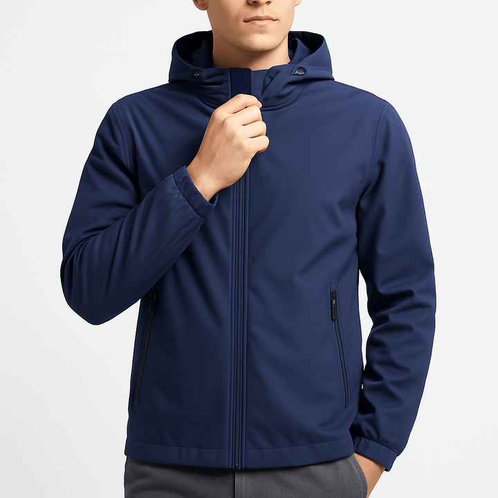 Unisex Hooded Jacket with Zip Closure