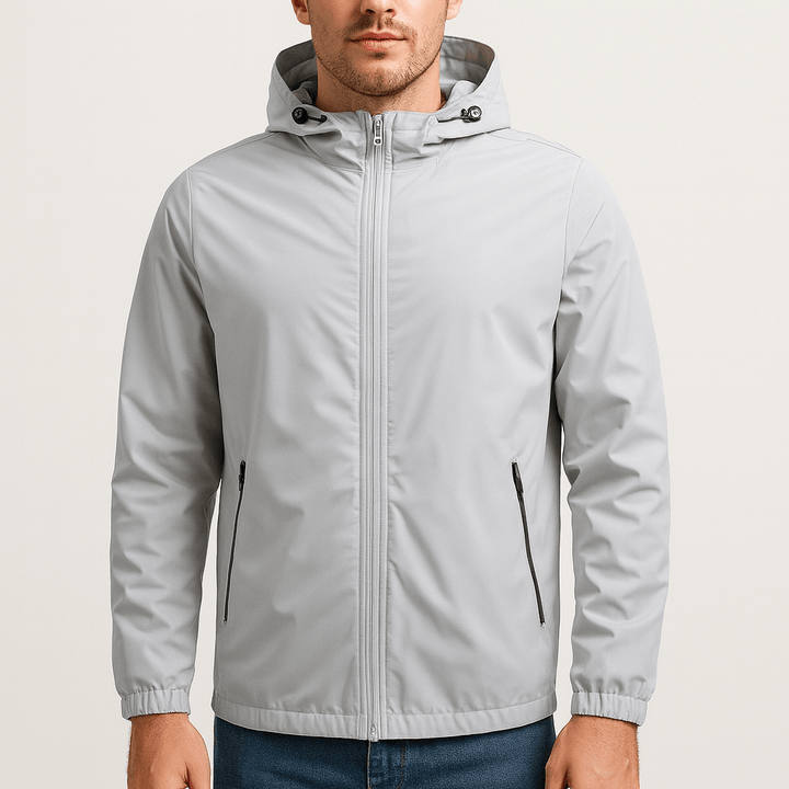 Unisex Hooded Jacket with Zip Closure