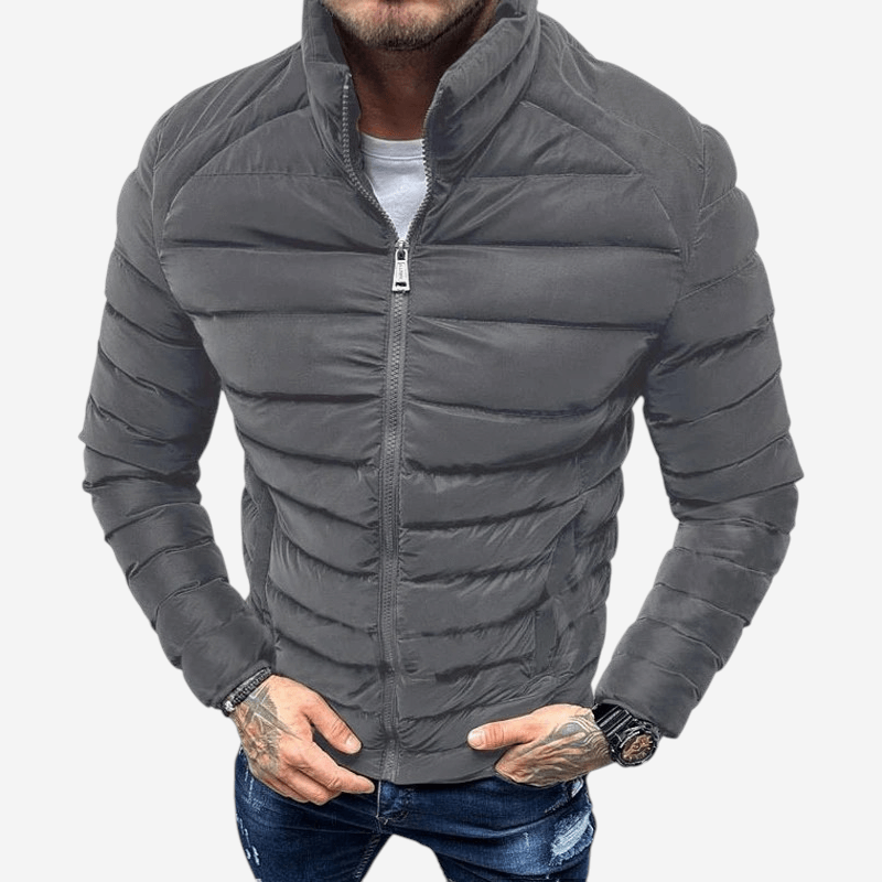 Unisex Insulated Puffer Jacket Quilted Warm Fit