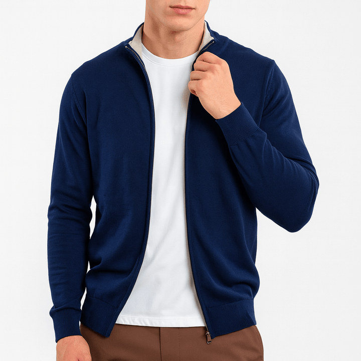 Unisex Knit Vest with Front Zip