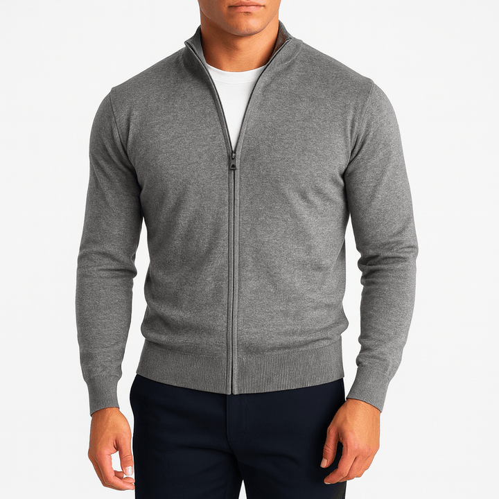 Unisex Knit Vest with Front Zip
