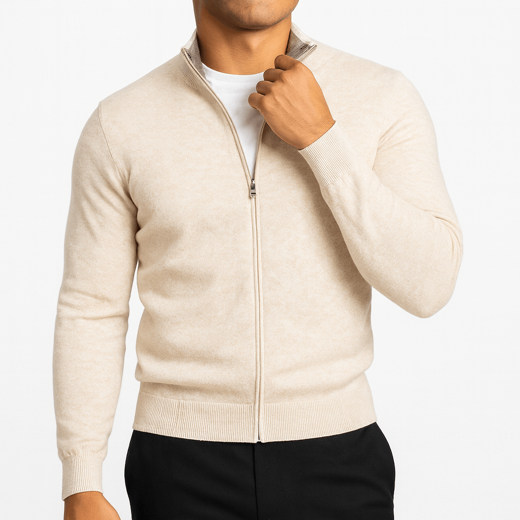Unisex Knit Vest with Front Zip