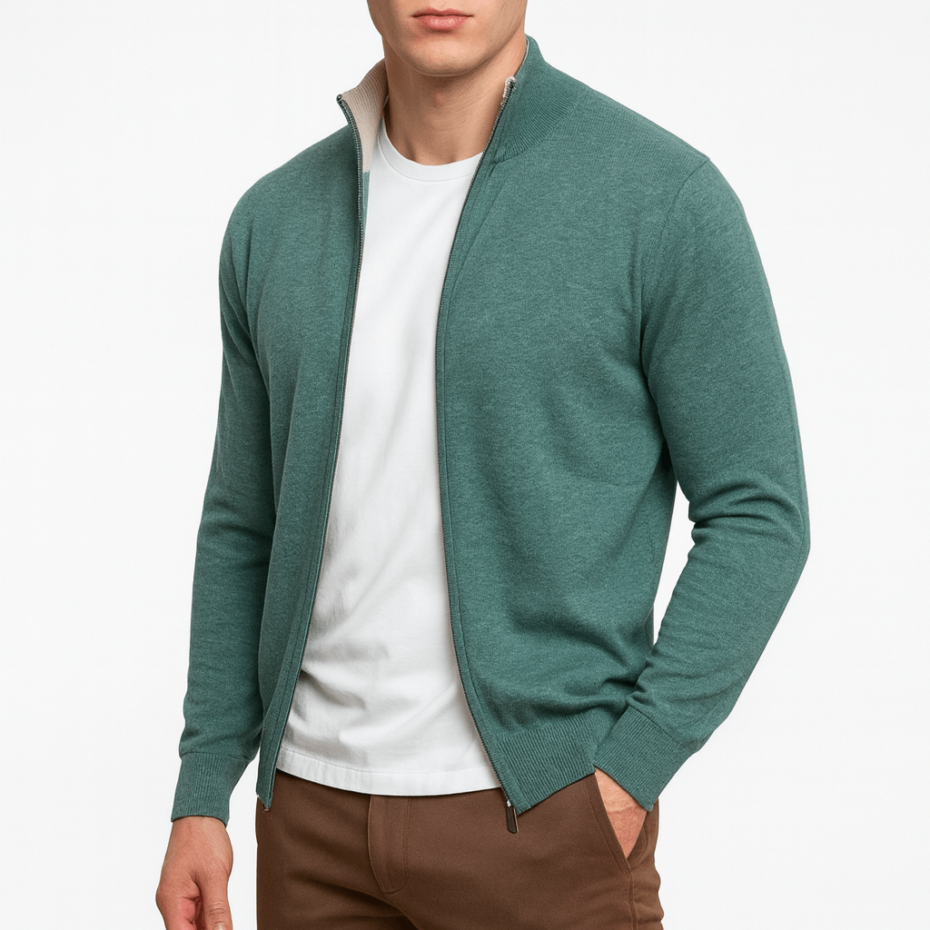 Unisex Knit Vest with Front Zip