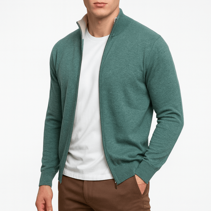 Unisex Knit Vest with Front Zip