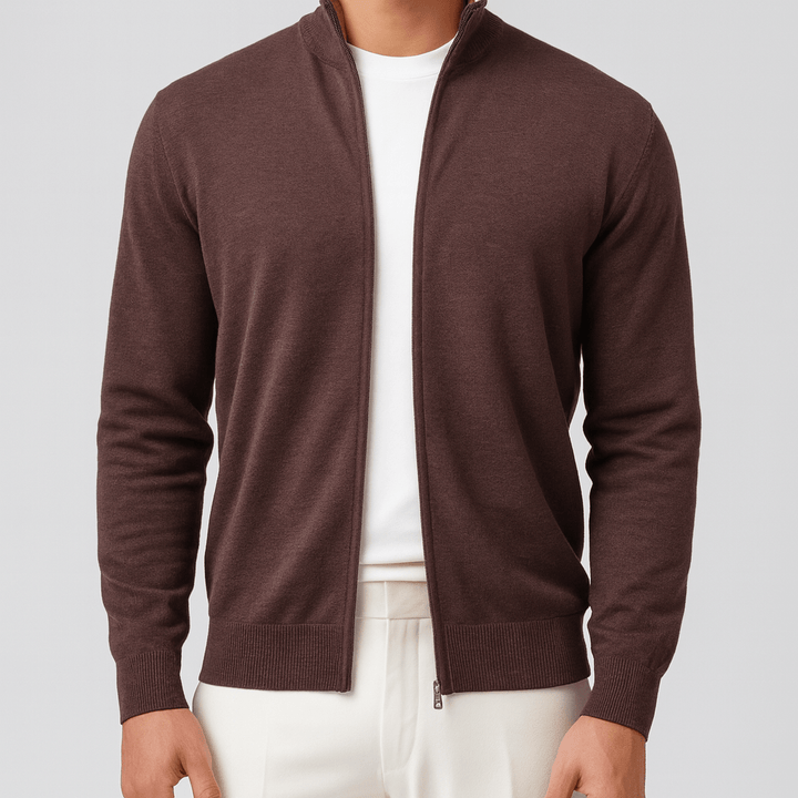 Unisex Knit Vest with Front Zip