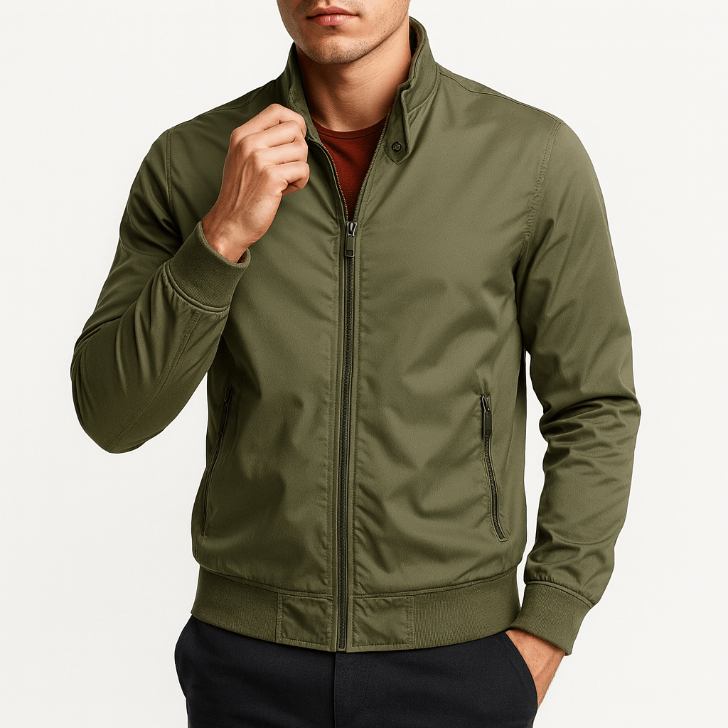 Unisex Bomber Jacket Lightweight Casual Fit