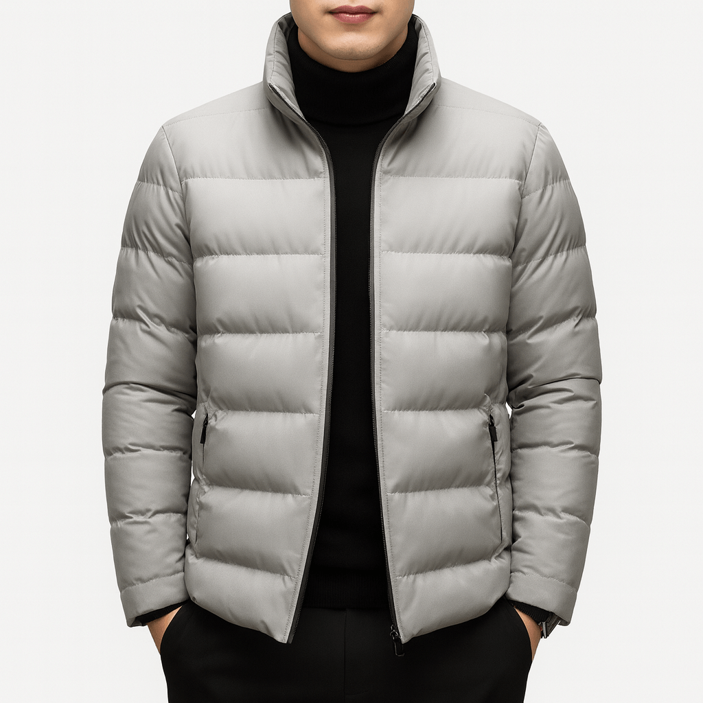 Unisex Lightweight Down Jacket Insulated Slim Fit