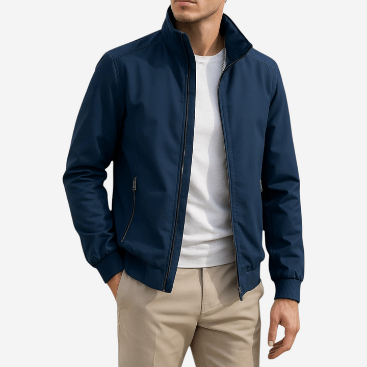 Unisex Lightweight Jacket with Zipper Front - BritishMode