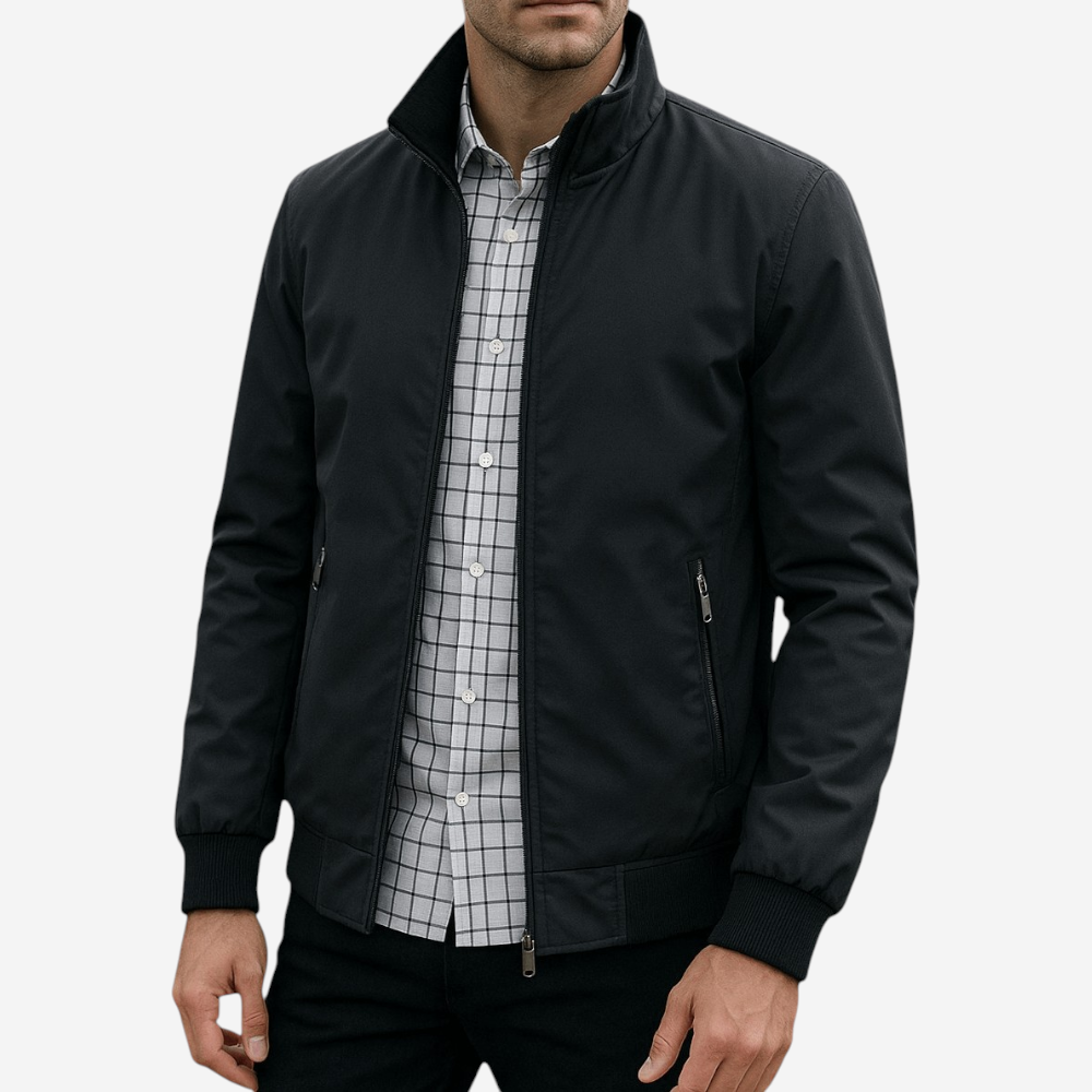 Unisex Lightweight Jacket with Zipper Front