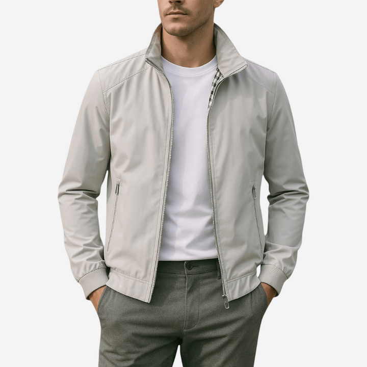 Unisex Lightweight Jacket with Zipper Front