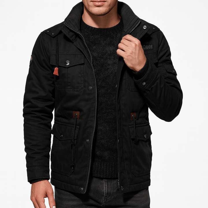 Unisex Bomber Jacket with Lining Regular Fit