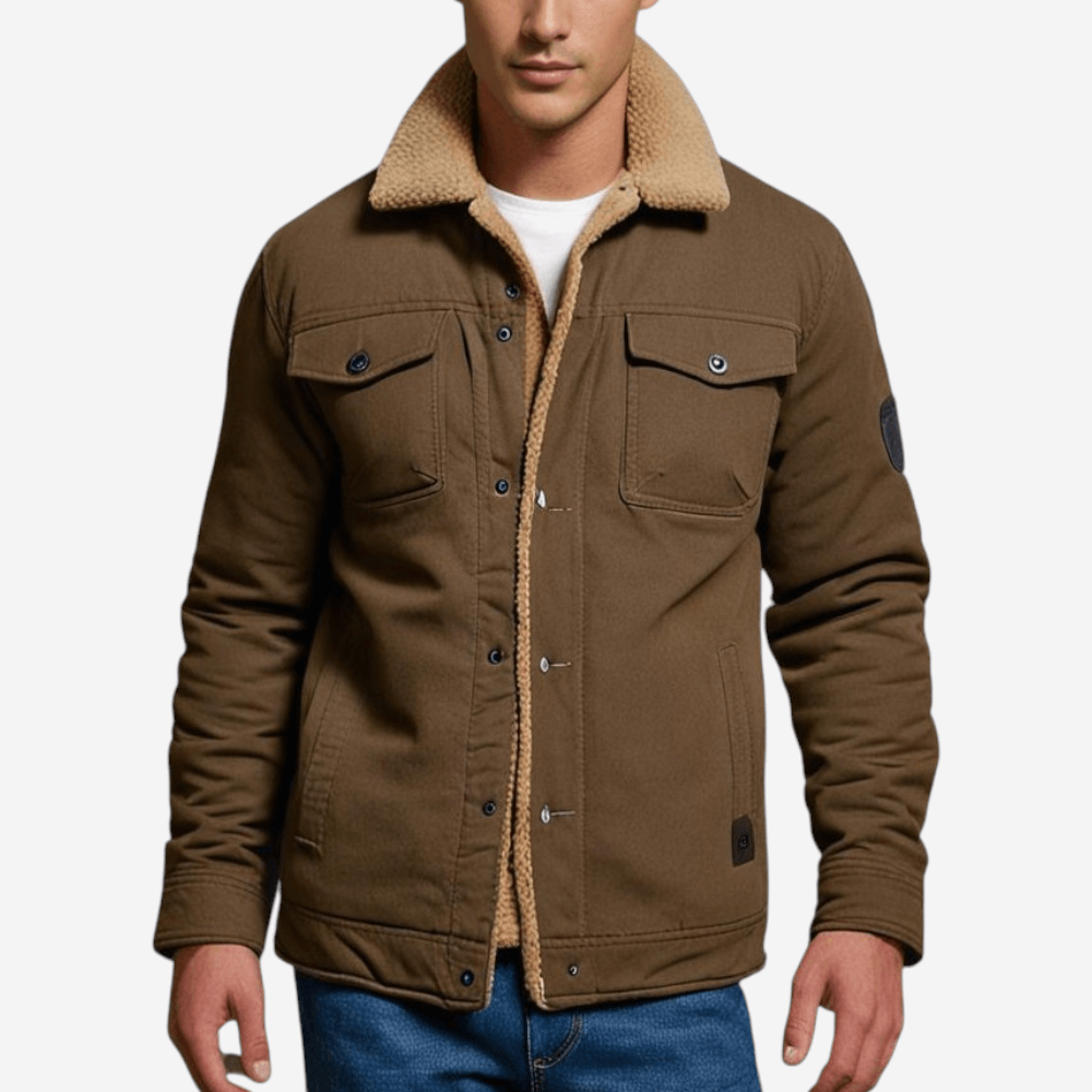 Unisex Bomber Jacket with Lining Regular Fit