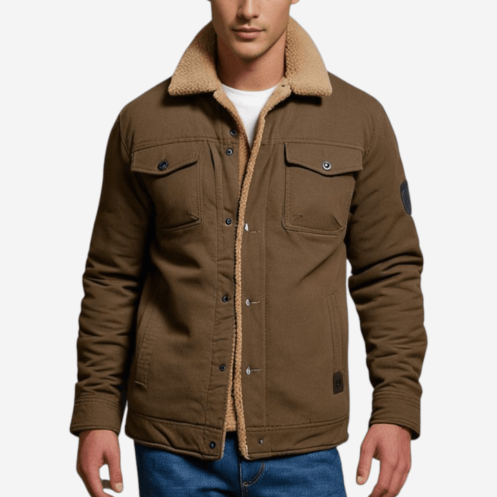 Unisex Bomber Jacket with Lining Regular Fit