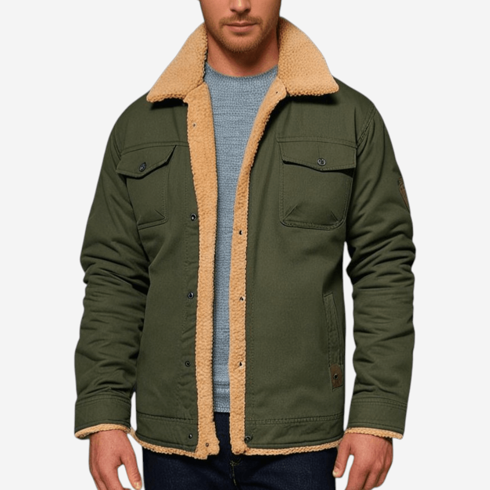 Unisex Bomber Jacket with Lining Regular Fit