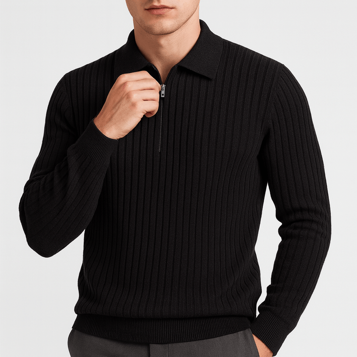 Unisex Merino Wool Quarter-Zip Pullover