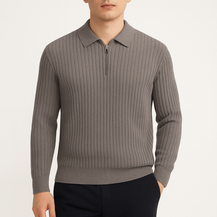 Unisex Merino Wool Quarter-Zip Pullover