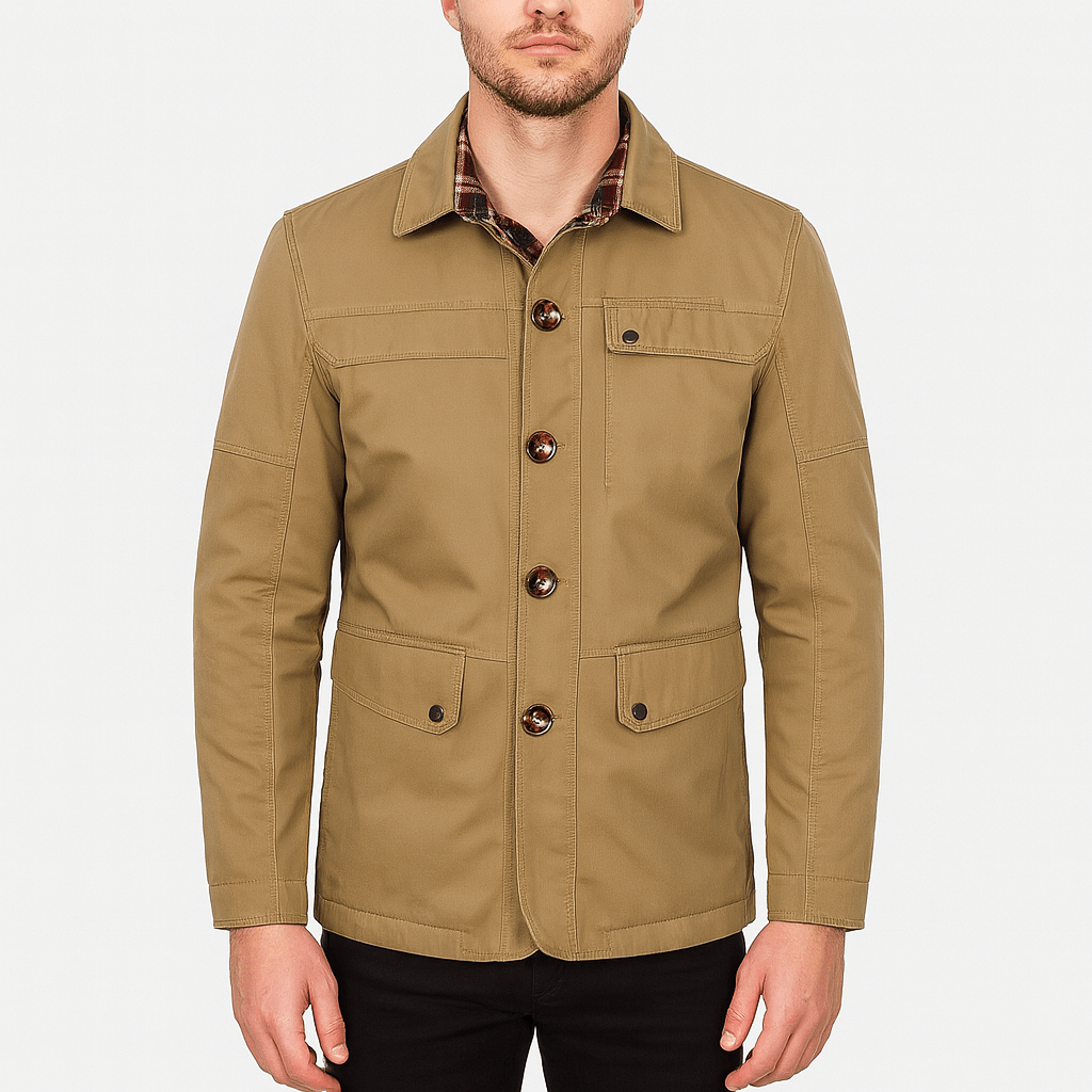 Unisex Mid-Length Jacket Casual Fit - BritishMode