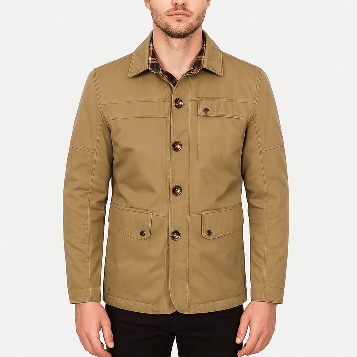Unisex Mid-Length Jacket Casual Fit - BritishMode