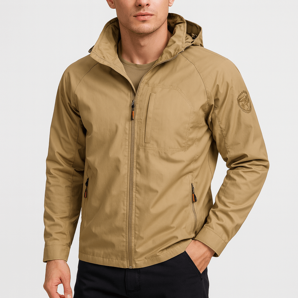 Unisex Hooded Jacket Nylon Lightweight - BritishMode